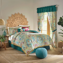 Marrakesh 6-Piece Comforter Set and Window Treatments, , large