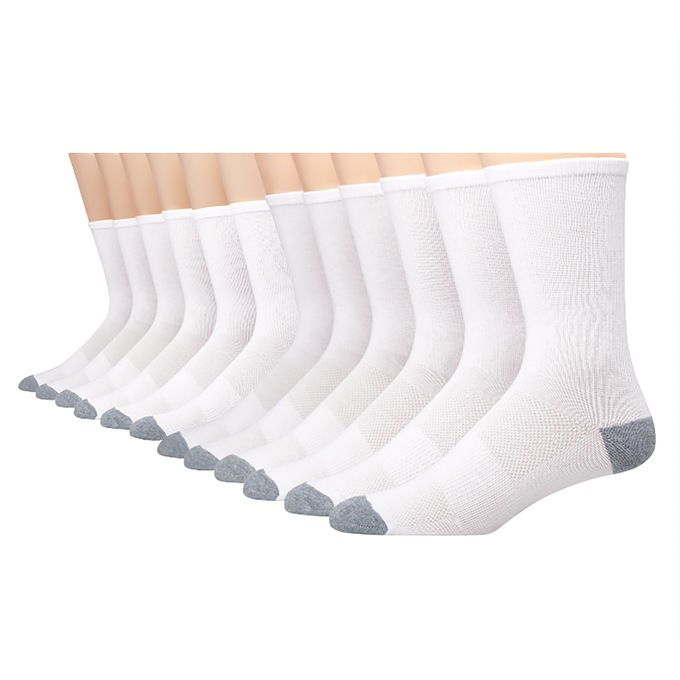 Hanes 12-Pack X-Temp Men's Crew Sock with Arch Support, , large