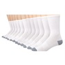 Hanes 12-Pack X-Temp Men's Crew Sock with Arch Support, , large