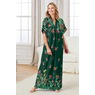 Trapunto Trim Caftan, , large