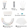 Art Alternatives 60-Piece Acrylic Art Set, , large