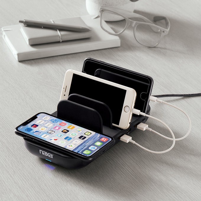 Naxa 6-In-1 Fast Charging Station, , large