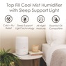 Crane 1-Gallon Top Fill Cool Mist Humidifier, White, large