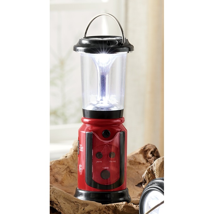 Rechargeable Radio Lantern with Flashlight, , large