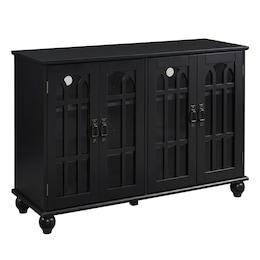 Arched Mission-Style TV Stand, , large