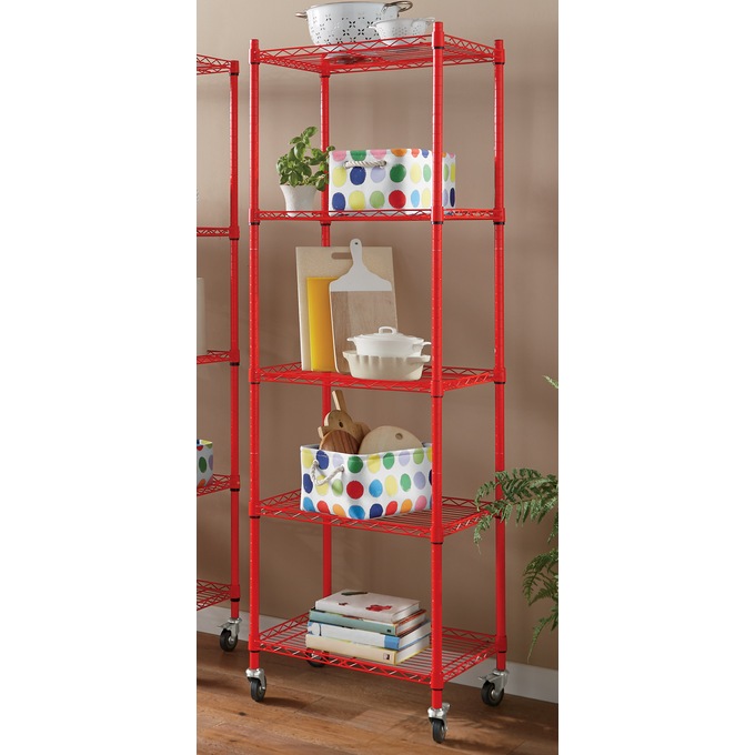 5 Tier Mobile Tower Shelf, , large