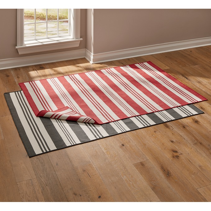 Ticking Stripe Rug, , large