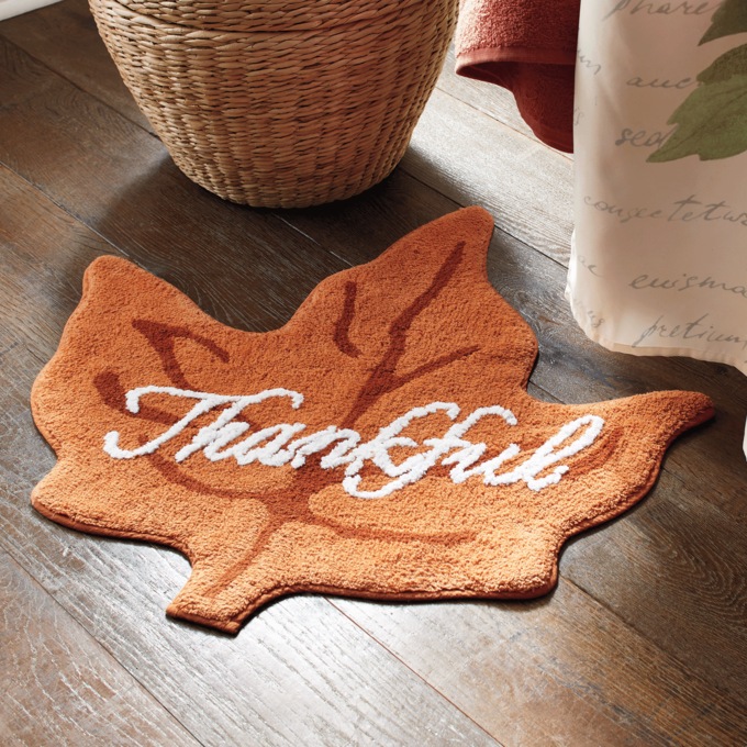 Thankful Bath Mat, Multi, large