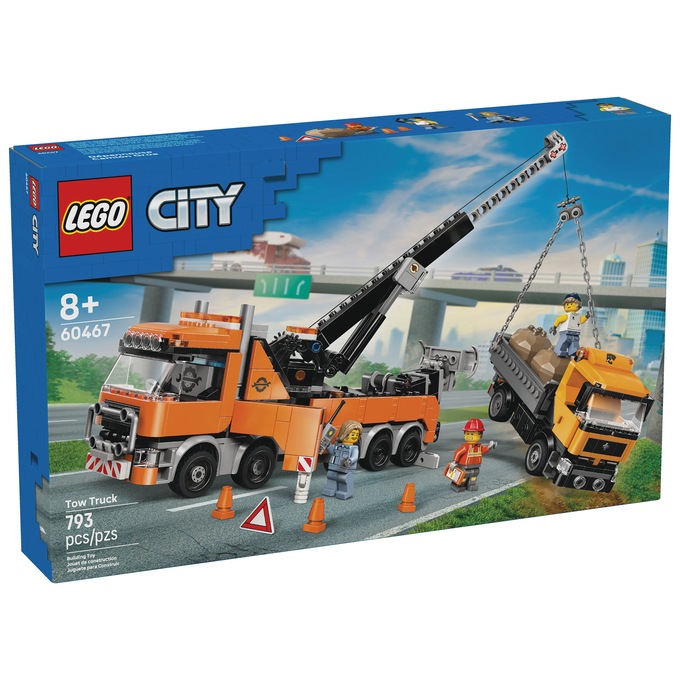 LEGO City Heavy-Duty Recovery Tow Truck with Crane, , large