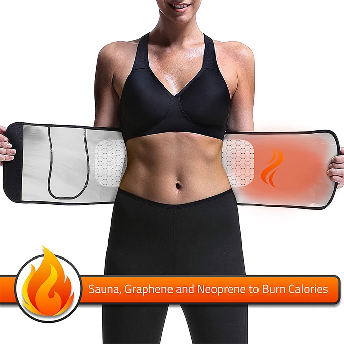 Evertone Waist Trimmer Advanced Sauna Belt, , large