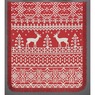 Fair Isle Chenille Bedspread, , large