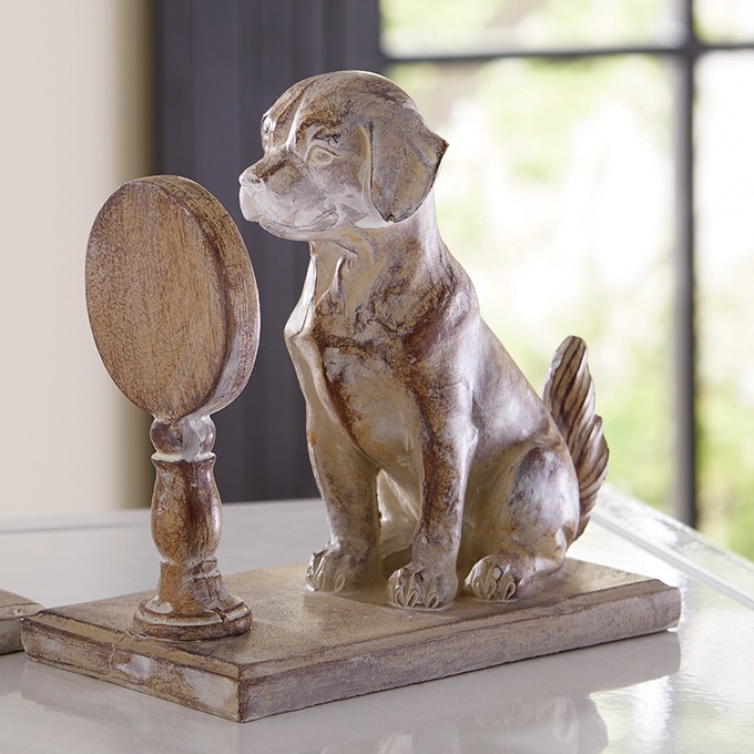 Dog in The Mirror Figurine, , large