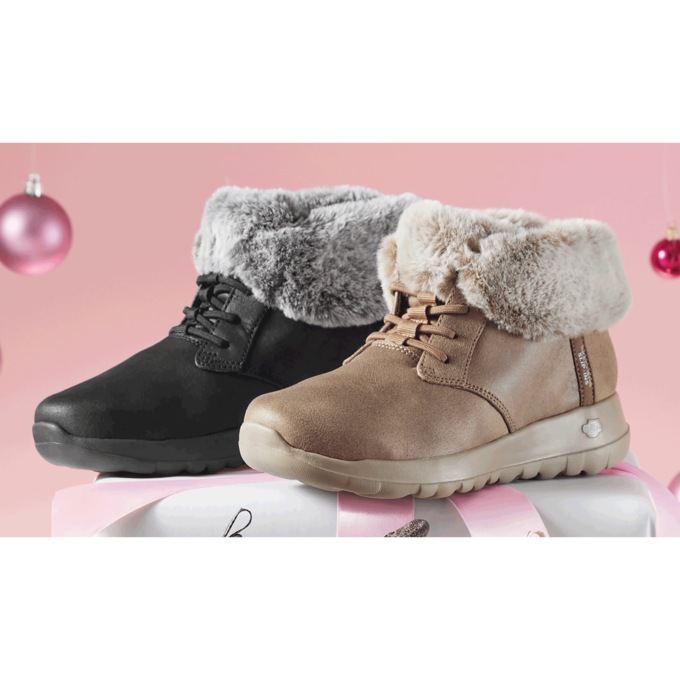 Skechers Slip-Ins On-The-Go Joy Cozy Bootie, Chestnut, large