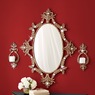 Traditional Faux-Crystal Mirror, , large
