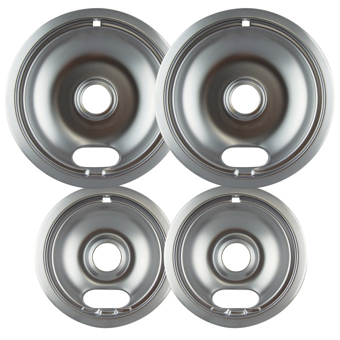 Set of 4 Drip Pans, , large
