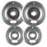 Set of 4 Drip Pans, , large