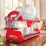 2-Tier Dish Rack, Delicious Red, large