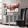 Lit Contemporary Smoke Triptych, , large
