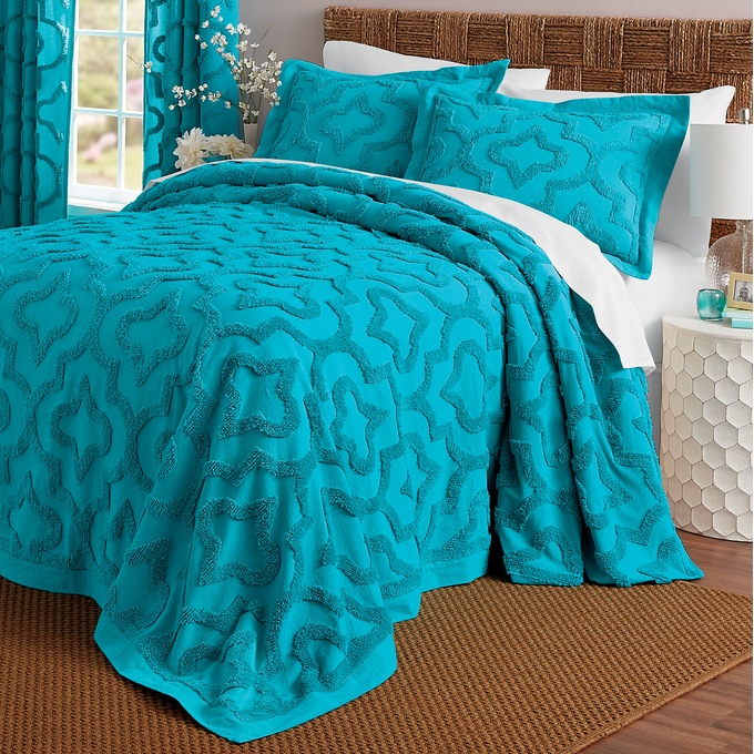 Color Connection Chenille Bedspread, , large