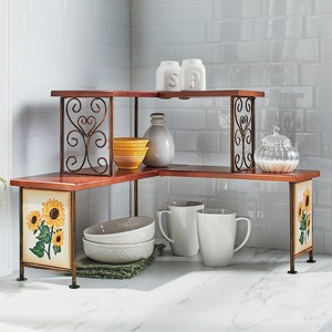 2-Tier Scroll Sink Shelf