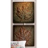 Set of 2 Metal Leaf Wall D&eacute;cor, , large