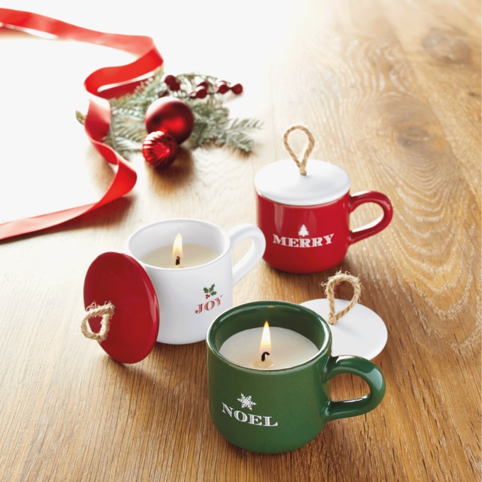 Choose Holiday Mug Candle with Lid, , large