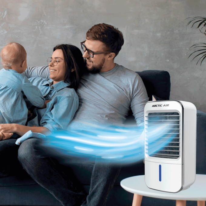 Arctic Air Turbo Chill XL Oscillating/Misting Personal-Space Cooler, , large