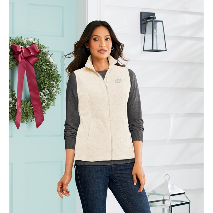 Personalized Women's Fleece Vest, , large