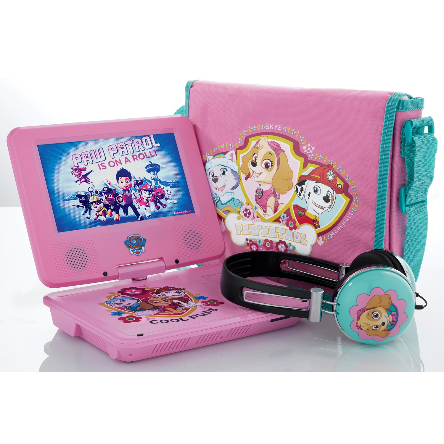 paw patrol dvd player set