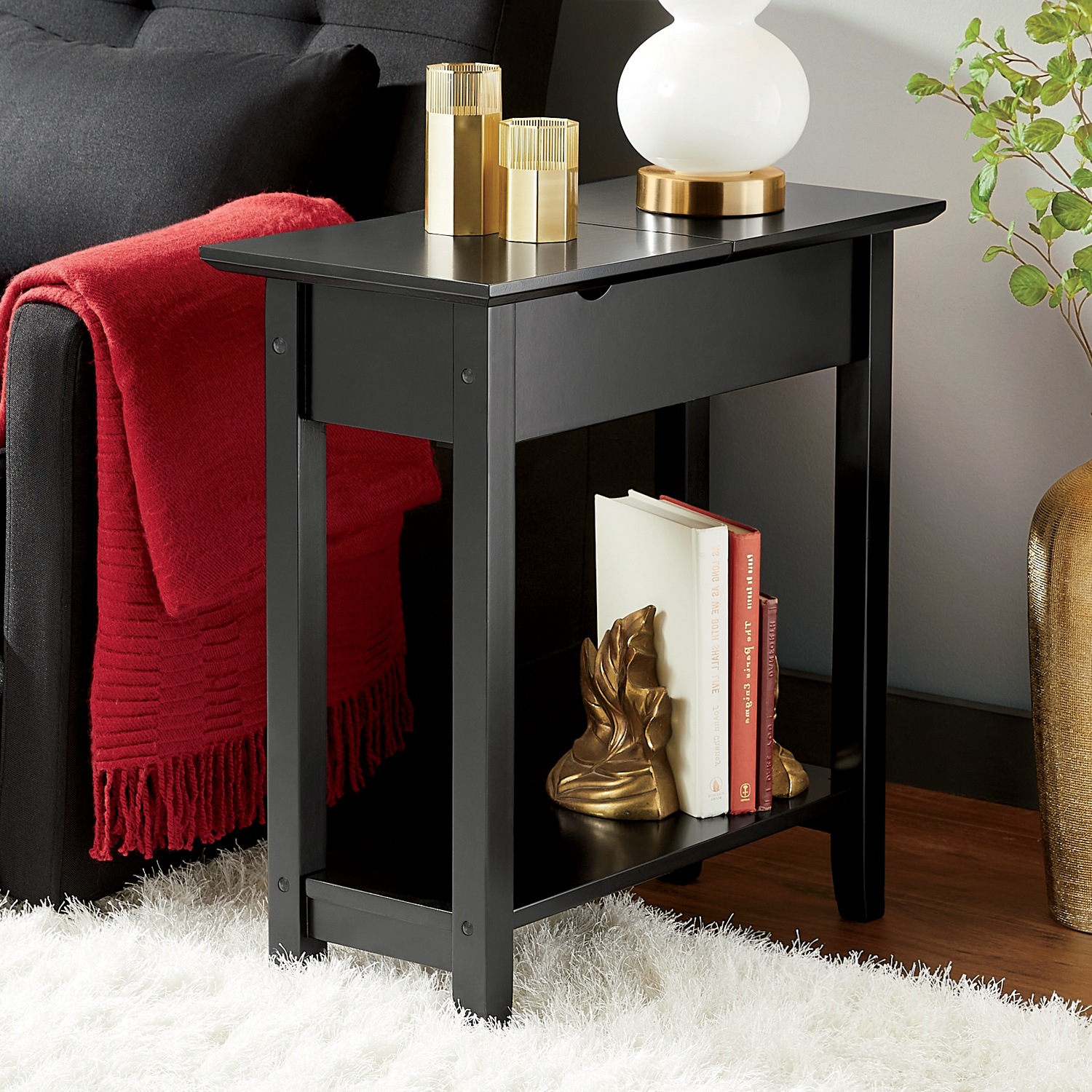 Powered on sale end table