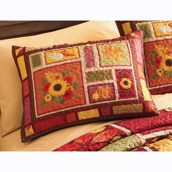 Reversible Holiday Sham, , large