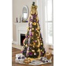 Poinsettia 6-Foot Pre-Lit Pop-Up Christmas Tree, , large