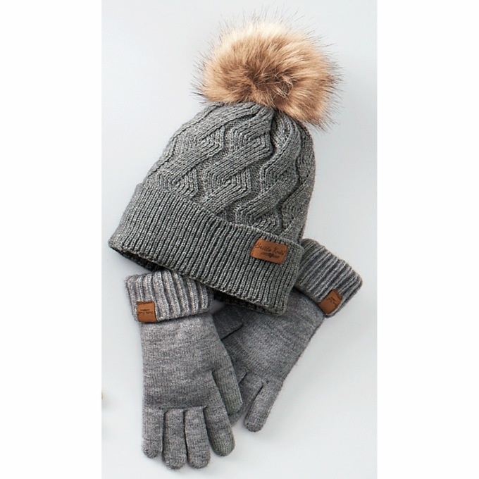 Britt's Knits Mainstay Hat and Tech Glove Set, , large