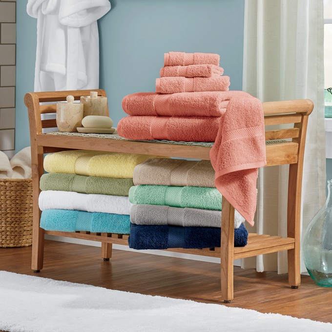 6-Piece Ringspun Cotton Towel Set