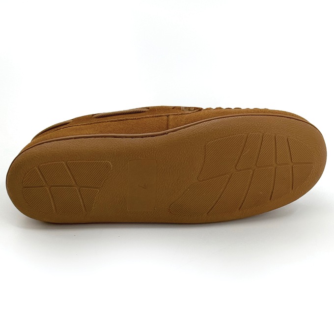 Women's Genuine Suede Moccasin with Faux-Fur Lining, , large