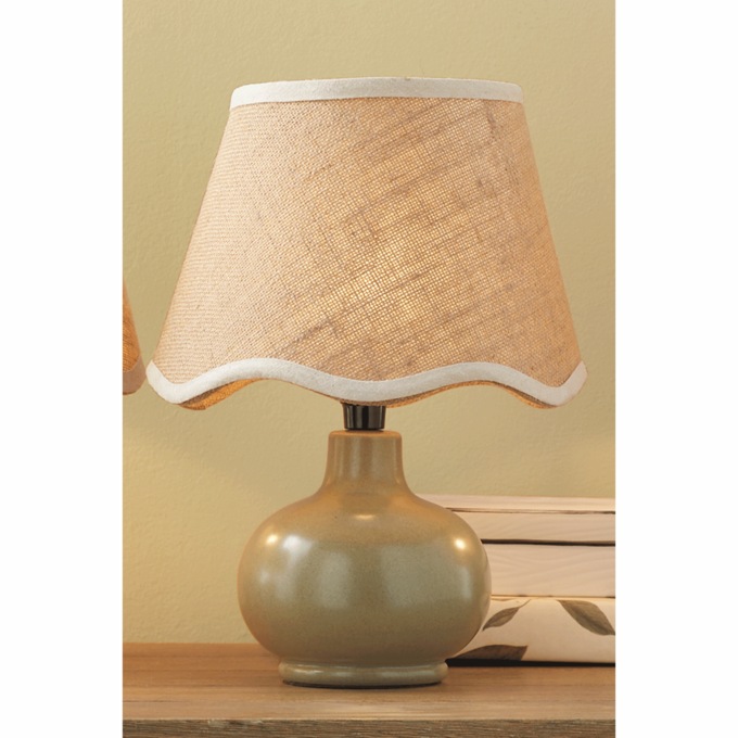 Accent Cottage Lamp, Green, large