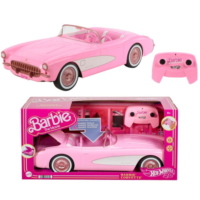 Hot Wheels Barbie Corvette RC, , large