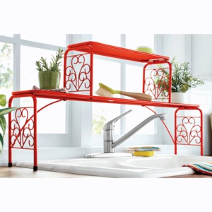2-Tier Gate Scroll Sink Shelf, , large