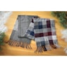 Men's Plaid Scarf, , large