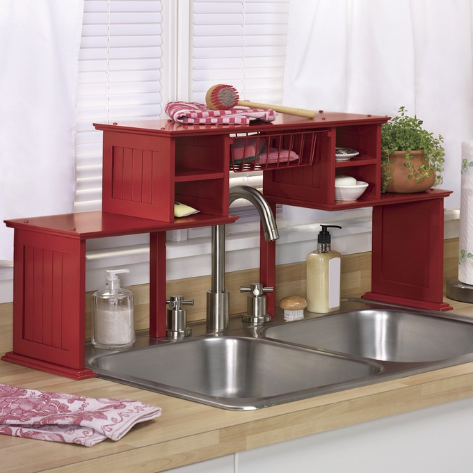 Over the sales sink organizer