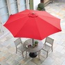 9' Market Umbrella, Red, large