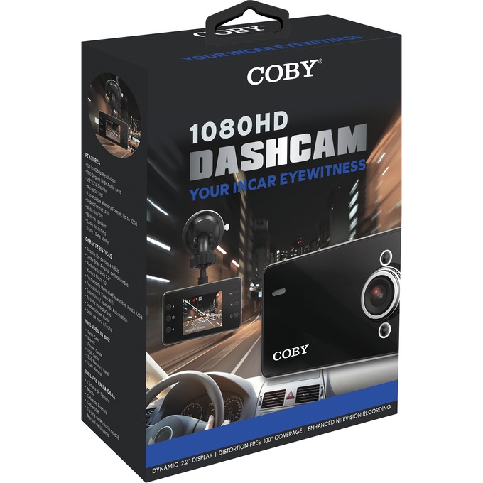 Coby 1080p HD Dash Cam, , large