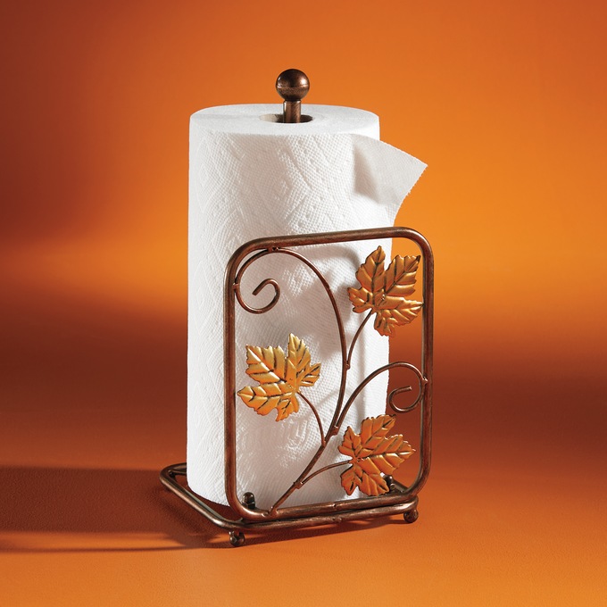 Autumn Leaves Paper Towel Holder