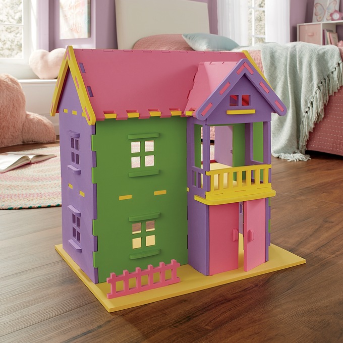Foam Dollhouse with Furniture Set Ginny's