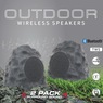 Outdoor Wireless Rock Speakers, , large