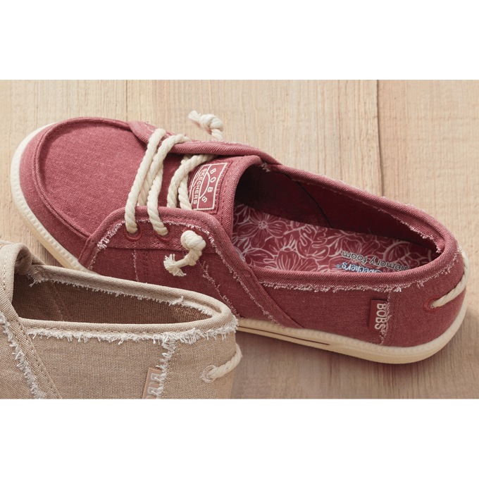 BOBS Women's B Cute 2.0 Slip-On by Skechers, Red, large