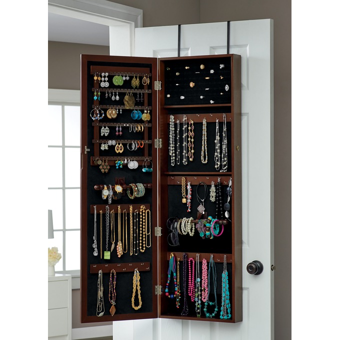 over the door jewelry organizer qvc