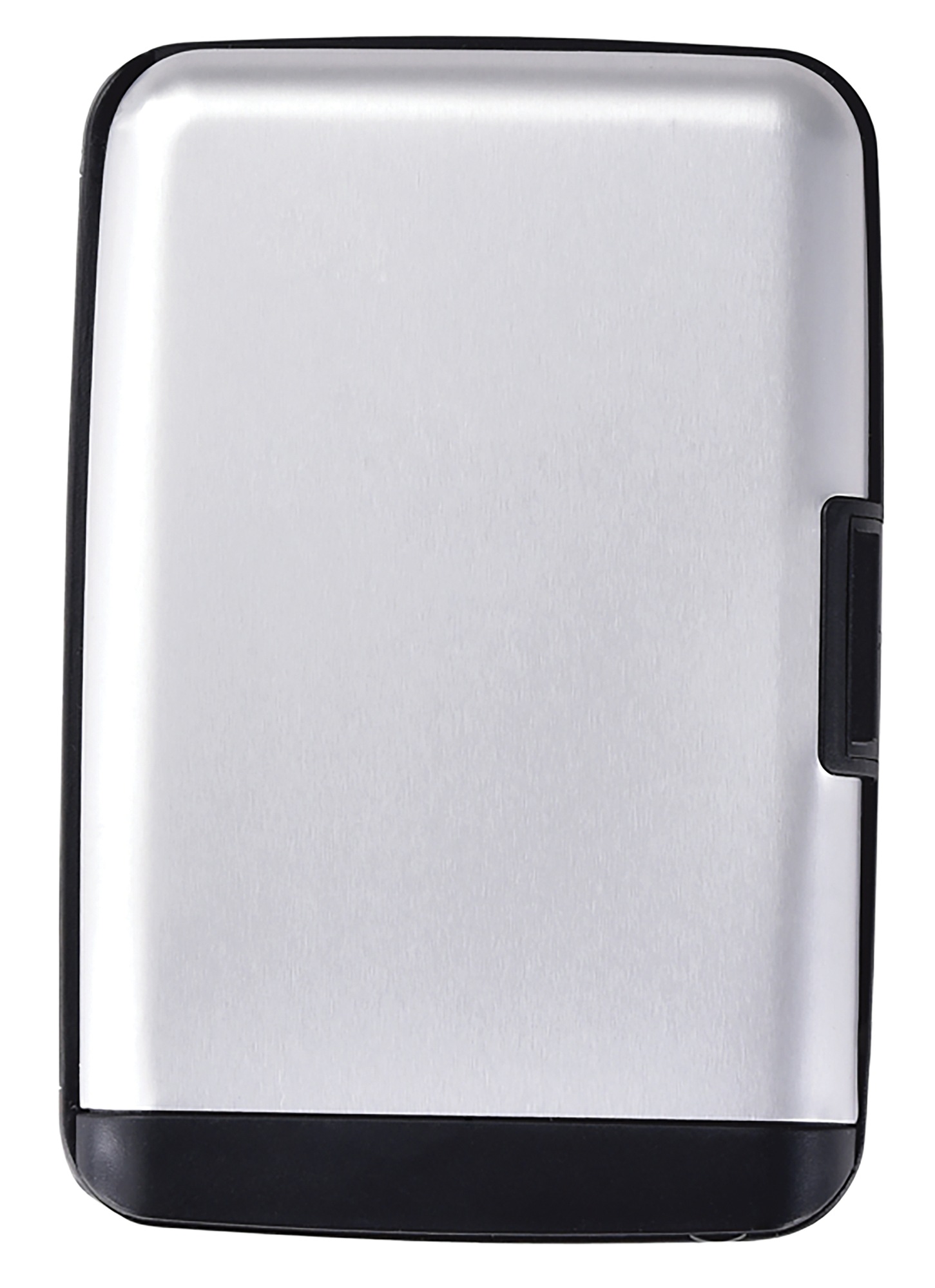 Aluminum Charging Wallet, Silver, large