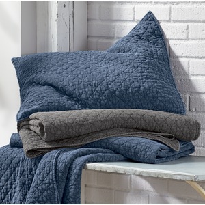 Vintage-Wash Oversized Quilt, , large