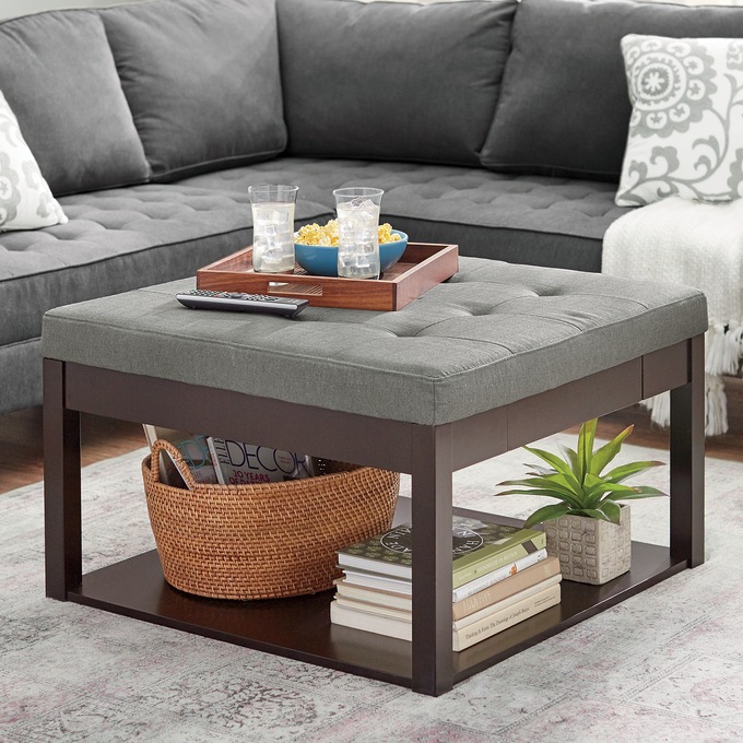 Square Ottoman Coffee Table Square Ottoman Coffee Table